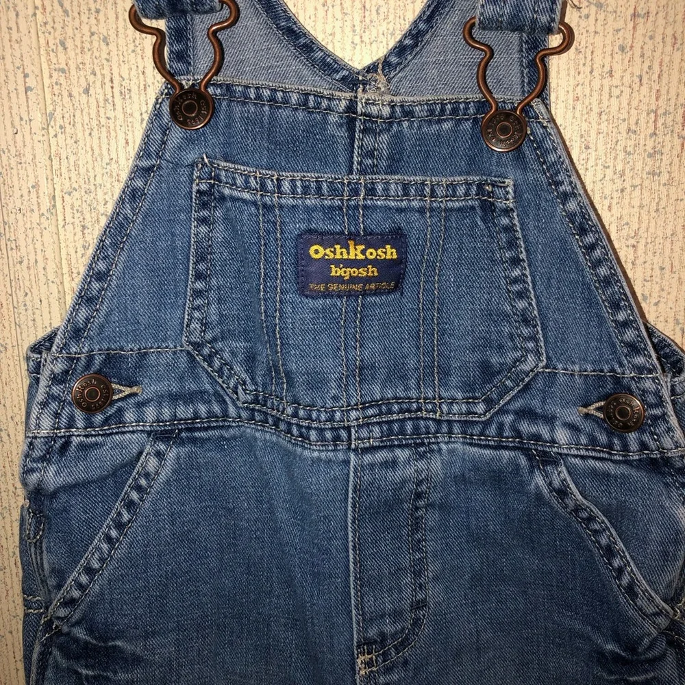 Vintage Osh Kosh Blue Jean Overalls